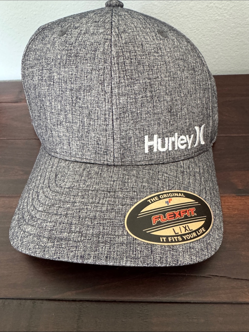Hurley Gray Heather Flexfit Baseball Cap